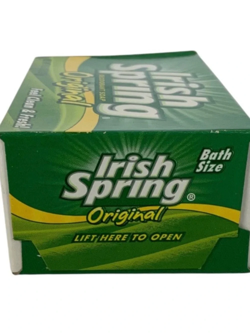 Irish Spring Original Deodorant Soap Bar Feel Clean & Fresh 4.5 oz. Discontinued